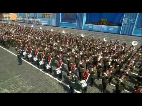 Военный оркестр - "Мы - армия народа" (Парад Победы на Красной площади 9 мая, Москва)