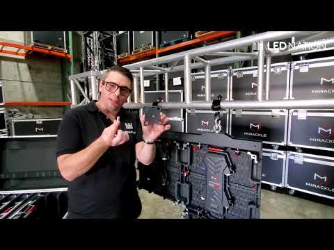 Part of a video titled Connecting the Panels Together - LED Nation Tutorials - YouTube