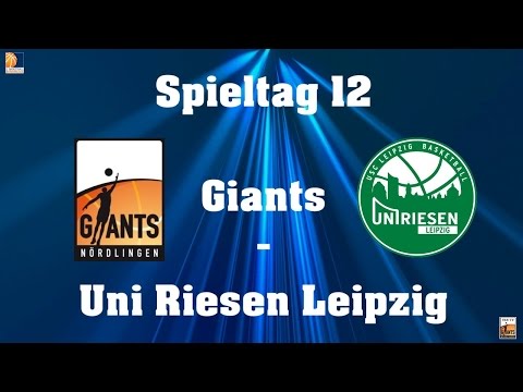 10.12.2016 Spieltag 12 Giants - Uni Riesen Leipzig