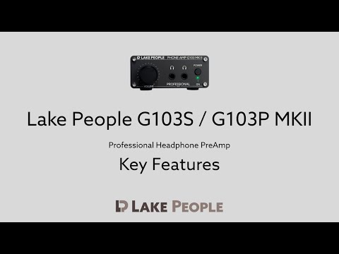 Lake People G103 MKII - Der kleinste und stärkste Kopfhörerverstärker - Made in Germany