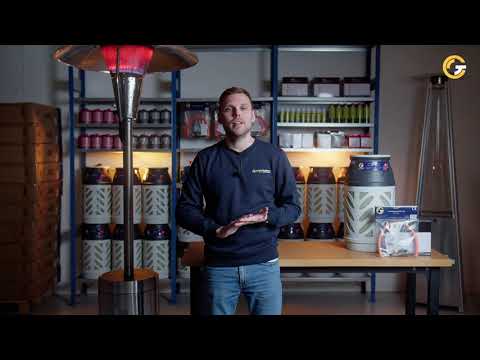 Terrassvärmare Sahara Fokus 13kW | Gasoltuben.se