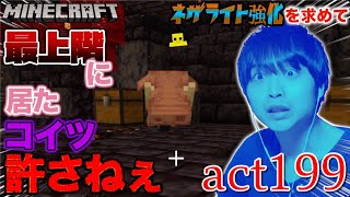 【マインクラフト】ネザライト強化を求めて再びピグリン要塞へ!! 最上階にいたチビホグリン絶対許さねぇ!! 因果応報www【セイハのセハクラ実況act199】