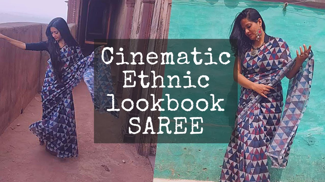 Cinematic Fashion Lookbook | Indian Ethnic | Kathanjali Saree | Orccha