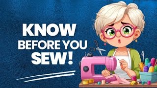 10 SEWING TIPS You NEED TO KNOW