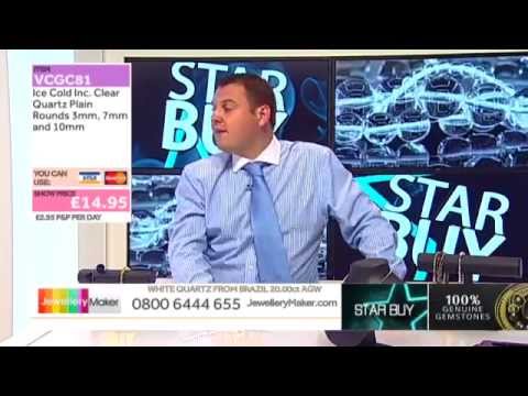 Smokey Quartz and Lemon Quartz on JewelleryMaker Late Show LIVE 16/07/14