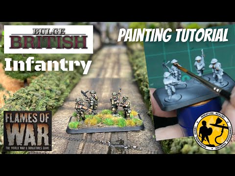 Flames of War 15mm British Infantry Painting Tutorial
