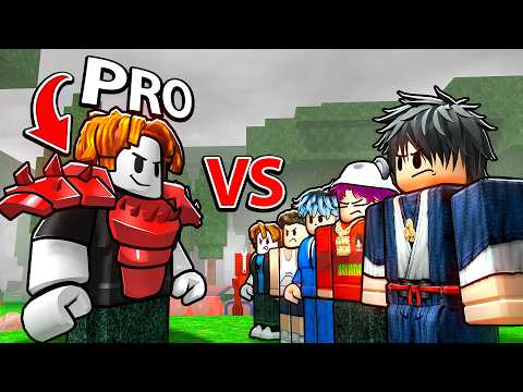 1 Pro Vs 5 YouTubers In 99 Nights In The Forest