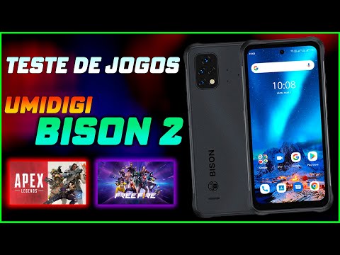 Teste de Jogos Umidigi Bison 2 Free Fire e Apex Legends