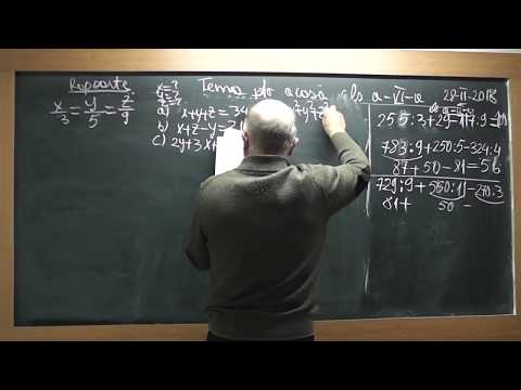 3/3 Lectia 1694 Clasa 6 - Rapoarte si Proportii | Proportii derivate - Exercitii din tema la algebra