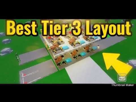 Best Tier 3 Layout In Factory Simulator (Roblox)
