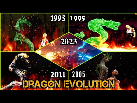 Liu Kang DRAGON Fatality Evolution in Mortal Kombat (1992-2023) | MK2/MK9/MK10/MKX/MK11/MK1