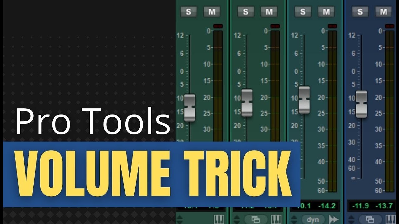 MUST KNOW Volume Control Technique In Pro Tools