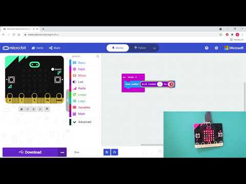 Making A Dice Bbc Microbit Projects 2021 Python Programming
