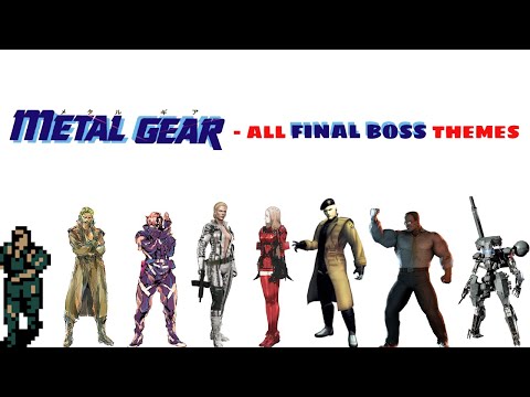 Metal Gear - All Final Boss Themes