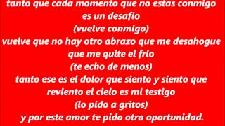 chayanne te hecho de menos letra