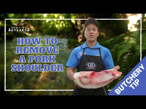 How to remove a Pork Shoulder - Hunting Aotearoa Tip - Part 7