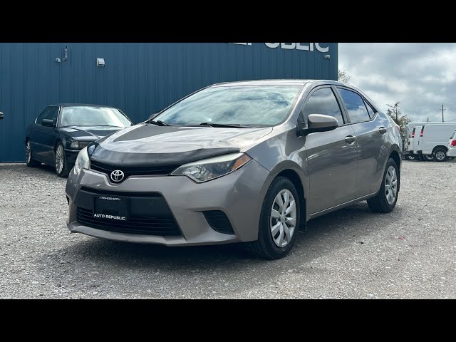 2014 Toyota Corolla LE Certified 114k Kms Well Maintained in Cars & Trucks in Barrie