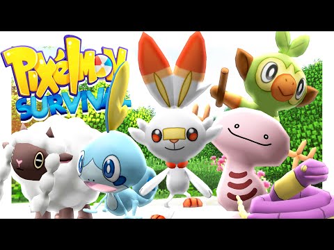 Pixelmon Survival - GENERATION 8 and uhh... SHINIES? (Episode 1)