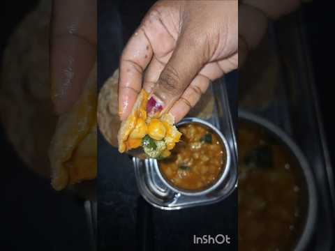 Soft Poori with Channa Masala #platingfood #food  #tamilsong Mandela Perazhaghe
