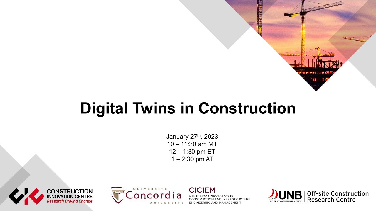 Digital Twins in Construction Webinar