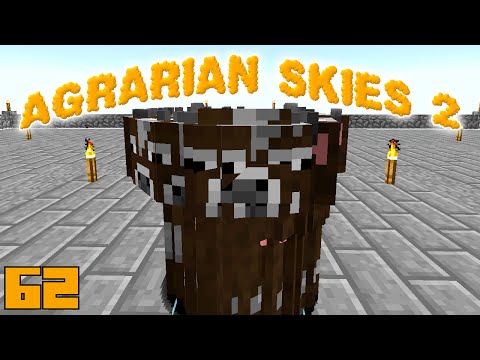 Minecraft Mods Agrarian Skies 2 - FERTILIZER [E62] (Modded Skyblock)