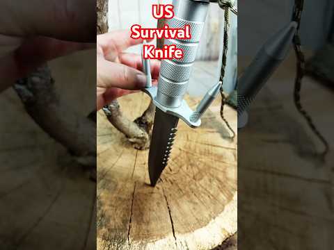BUCKMASTER 184 US PAT PEND Repl. #knifeskills #wood #asmr #usarmy