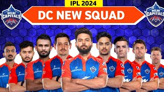 IPL 2024 - Delhi Capitals Full Squad | DC probable squad For IPL 2024 | dc 2024 squad