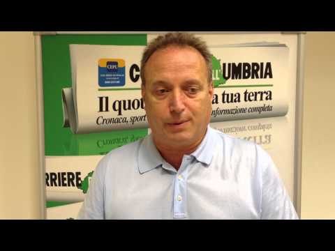 Luigi Repace, Presidente del comitato regionale umbro della LND, saluta i lettori del Corriere