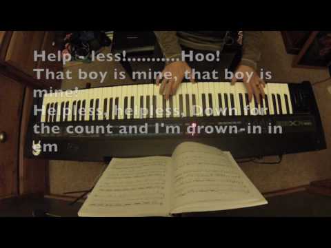 Hamilton - Helpless Piano Instrumental Backing Track Karaoke