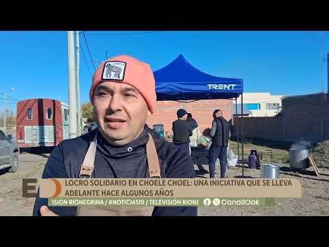 Tres amigos organizan un locro solidario para vecinos de Choele Choel