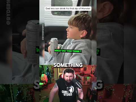 First Sip Of Monster via @ryder101mx