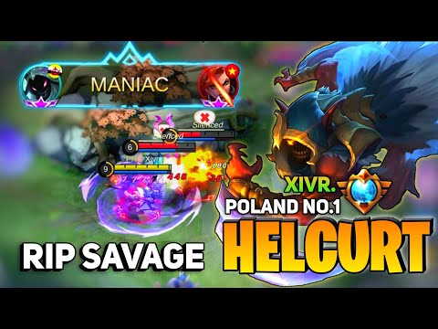 RIP Savage! Helcurt Burst Damage, Supreme No.1 HELCURT | By Xivr. - Mobile Legend