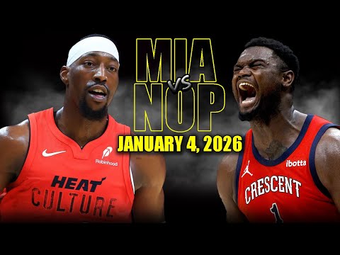 Miami Heat vs New Orleans Pelicans Full Game Highlights – January 4, 2026 | NBA Season