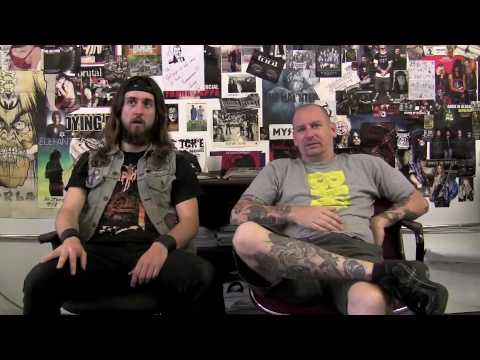 Municipal Waste - Interview with Land Phil and Dave Witte, Earache Records, NYC June '09 (Thrash)