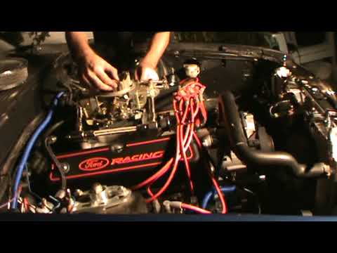 87 mustang 351w first start up