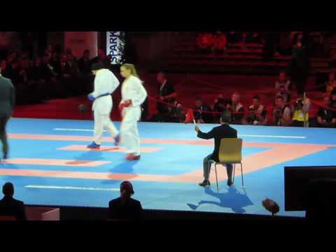 World Championships 2016, kumite female over 68 Kg - bronze medal macth. Vidic CRO vs Abbasli IRI