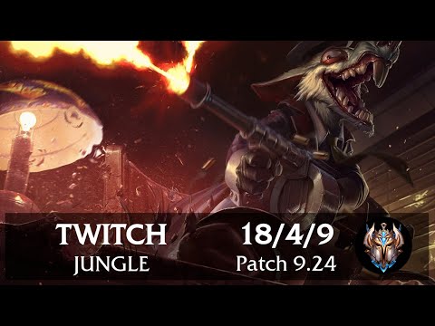 Twitch Jungle vs Kha'Zix | Pinoy Challenger Replay Preseason Patch 9.24