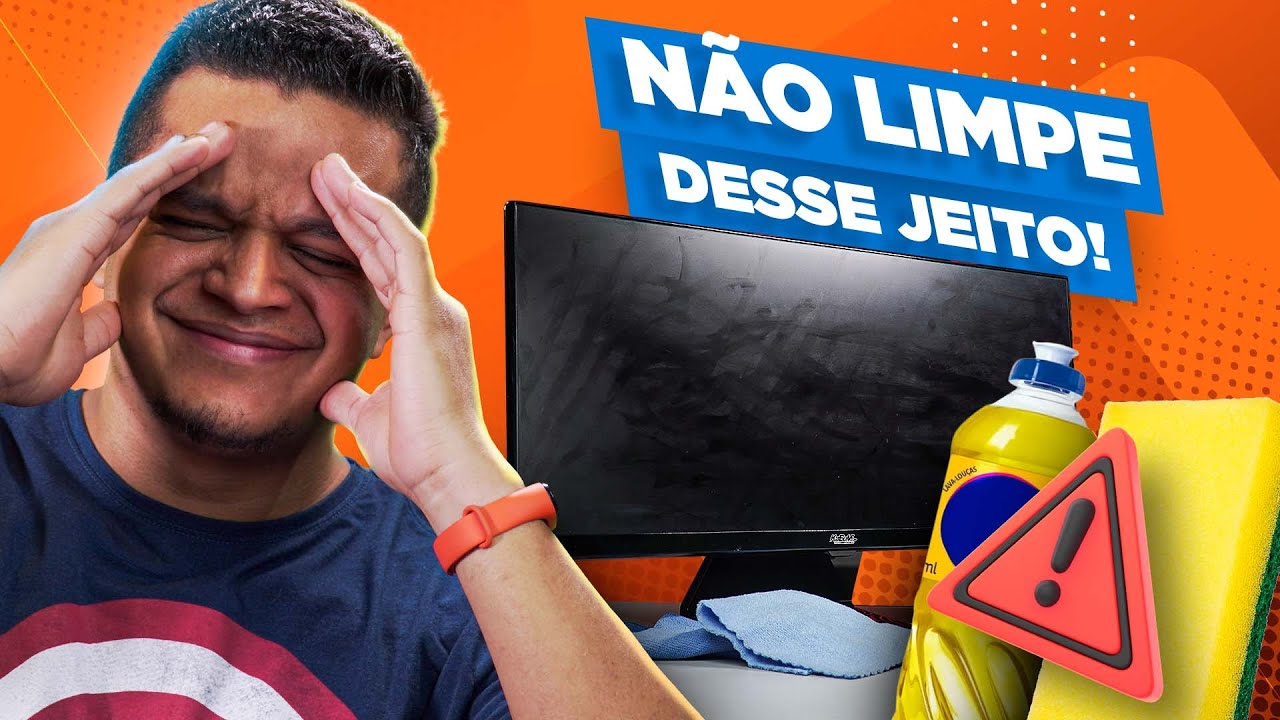 NÃO LIMPE seu MONITOR ou TV antes de VER ISSO!