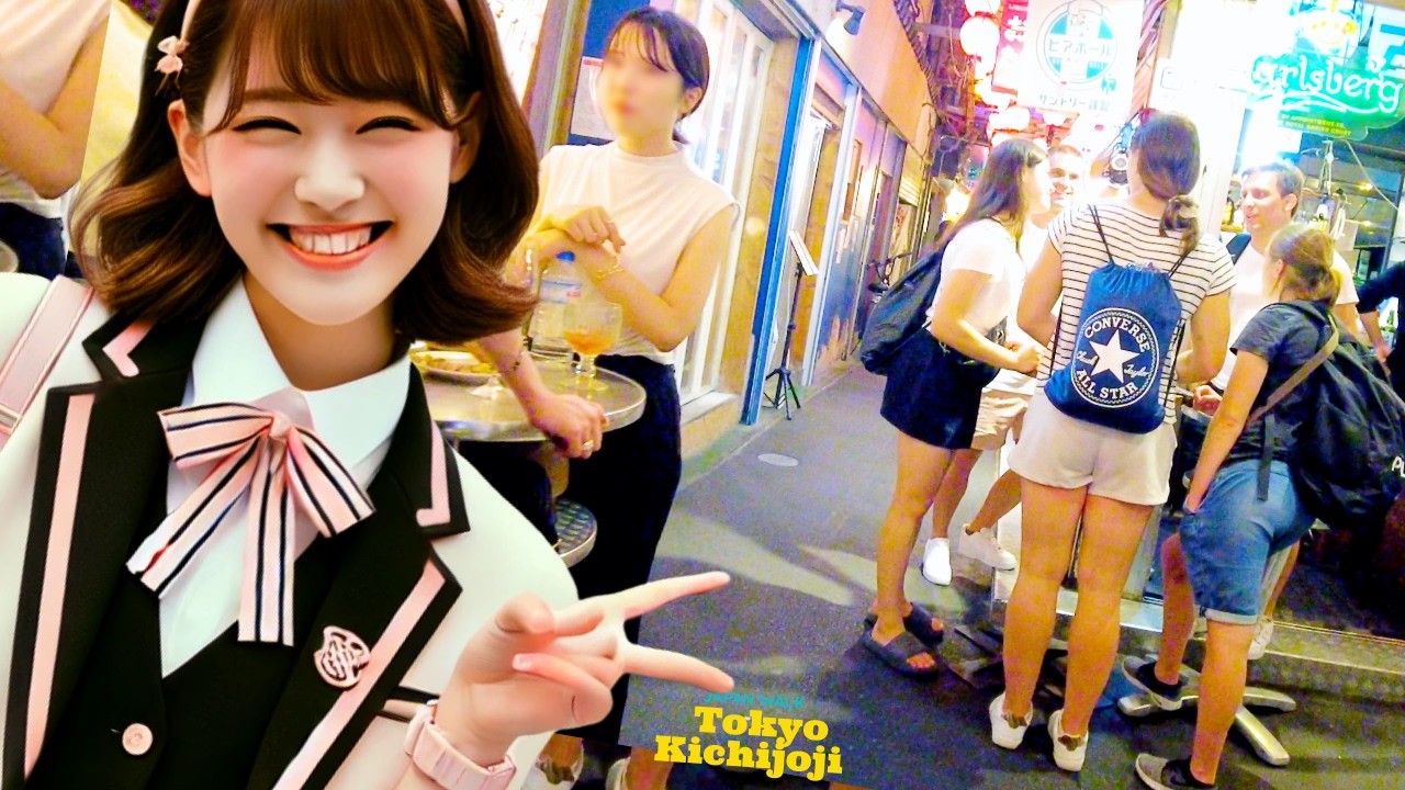 Tokyo Kichijoji 🐶 Standing bar 💖 4K Nonstop 1 hour