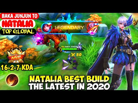 NATALIA BEST BUILD IN 2020 | TOP GLOBAL NATALIA BAKA JUNJUN TO - MOBILE LEGENDS