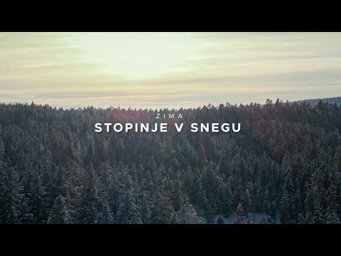 Zima- Stopinje v snegu