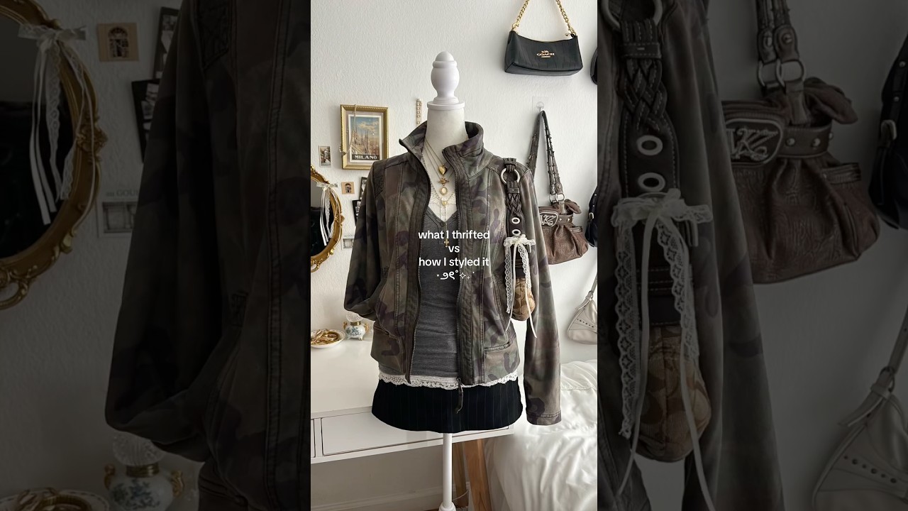 me 🤝 styling these are available to shop on my depop :) #outfitinspo #thrifting #thriftfinds #ootd