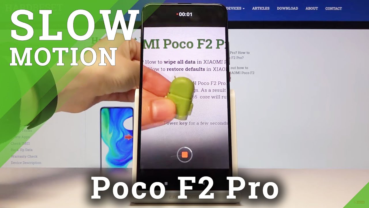 How to Record Video in Slow Motion in XIAOMI Poco F2 Pro – Slow Motion