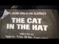 Dr Seuss Sing Along Classics The Cat In The Hat VHS Ink Label For Fun Happy Life