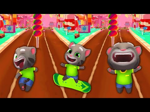 TALKING TOM GOLD RUN 2021 - TALKING TOM IN NEW 'CAKE & CANDY WORLD' WITH CLASSIC RUN NEW UPDATE