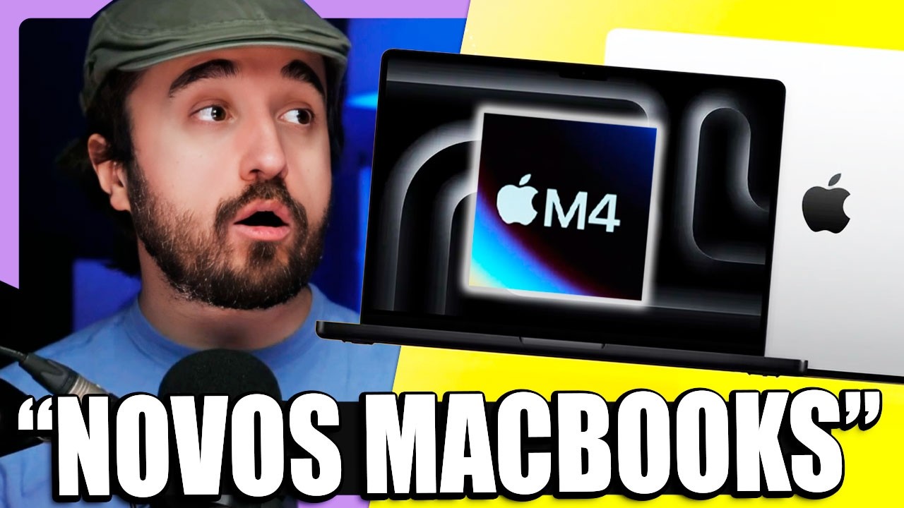 APPLE LANÇA OS NOVOS MACBOOKS com M4