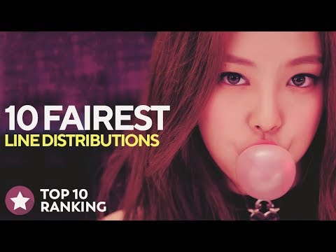 10 FAIREST LINE DISTRIBUTIONS OF MY CHANNEL (100th Video) Video