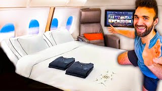 FIRST CLASS AIRPLANE SEAT on WORLD’S BEST AIRLINE (5-Star Hotel In The Sky)!