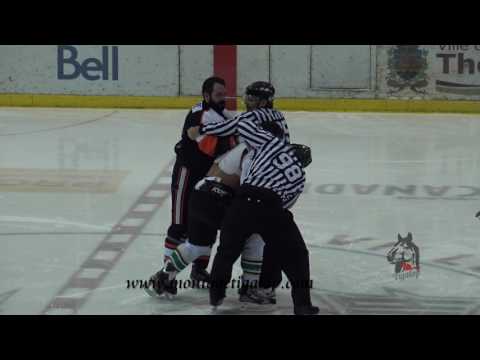 LNAH, Combat DAVE HAMEL et  THOMAS BELLEMARE, 18 Février 2017