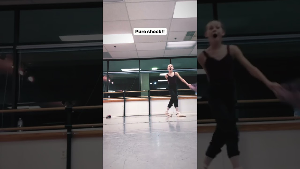 😲 My YOUNGER Self at the Dance Studio 🩰 #shorts #ballet #ballerina #dance